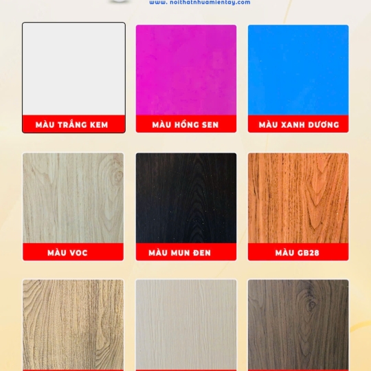 Bảng màu Nhựa Global Plastic