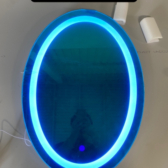 Gương LED ovan