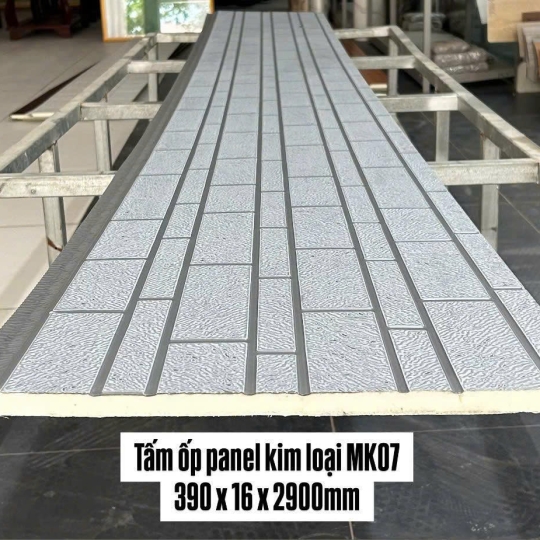 Tấm ốp panel kim loại MK07 – Giải pháp ốp tường hiện đại, bền đẹp