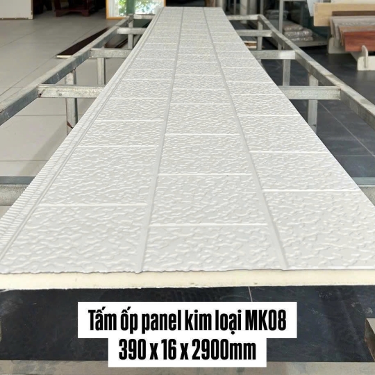 Tấm ốp panel kim loại MK08 – Giải pháp ốp tường hiện đại, bền đẹp