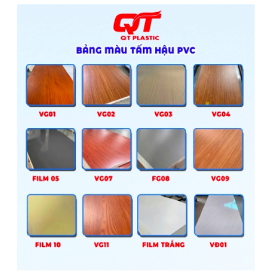 Tấm hậu tủ PVC VG03